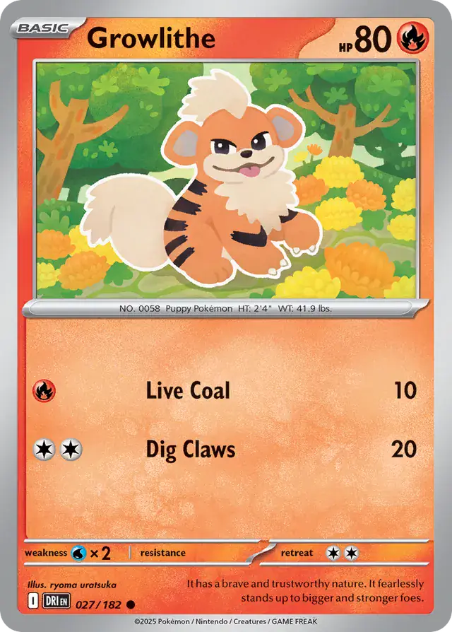 Growlithe 027 Normal