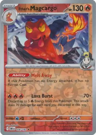 Ethan's Magcargo Reverse Holo 036 Normal