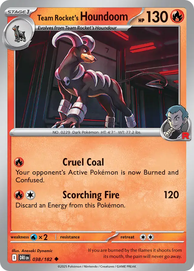Team Rocket's Houndoom 038 Normal