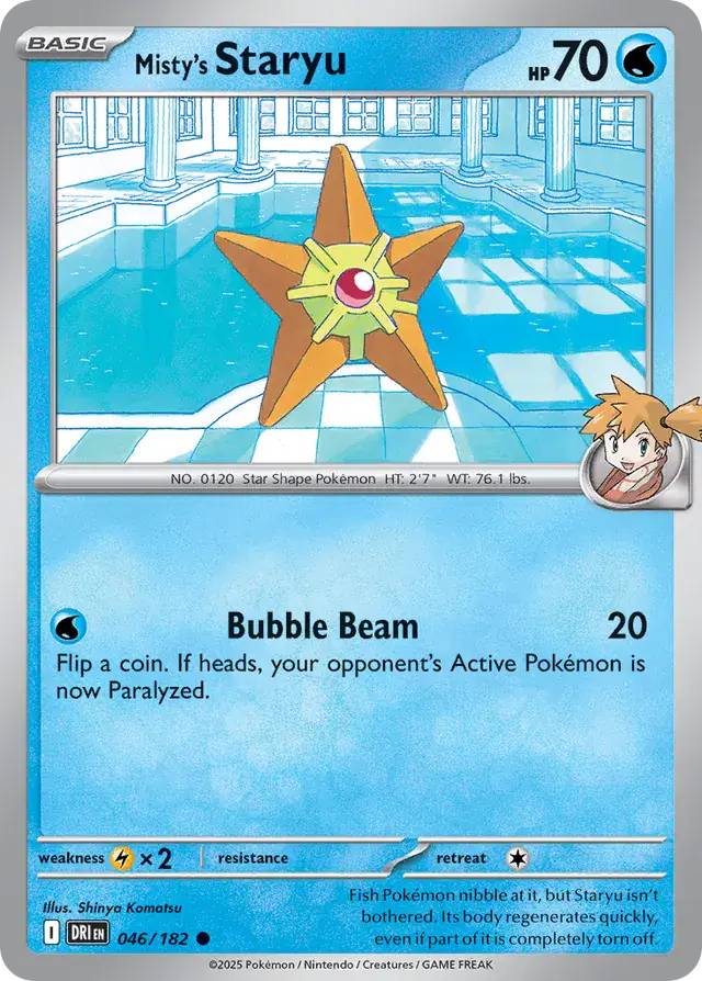 Misty's Staryu 046 Normal