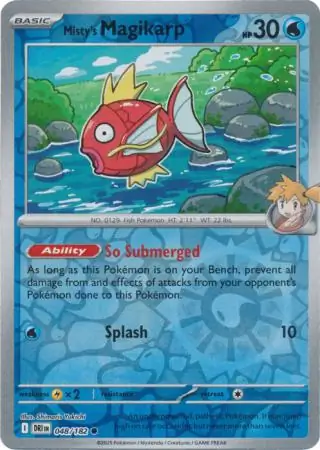 Misty's Magikarp Reverse Holo 048 Normal