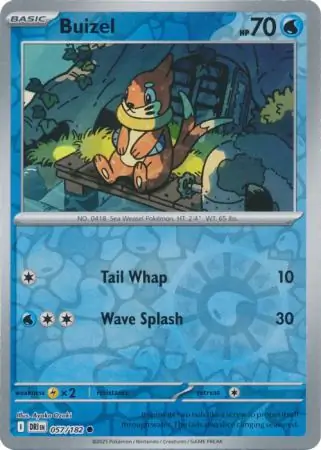 Buizel Reverse Holo 057