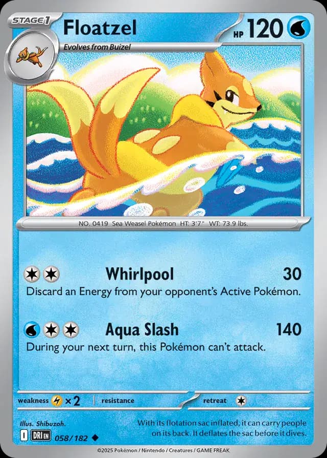 Floatzel 058 Normal