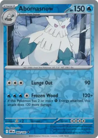Abomasnow Reverse Holo 060 Normal