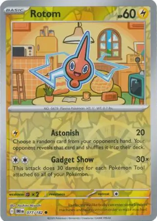 Rotom Reverse Holo 077 Normal
