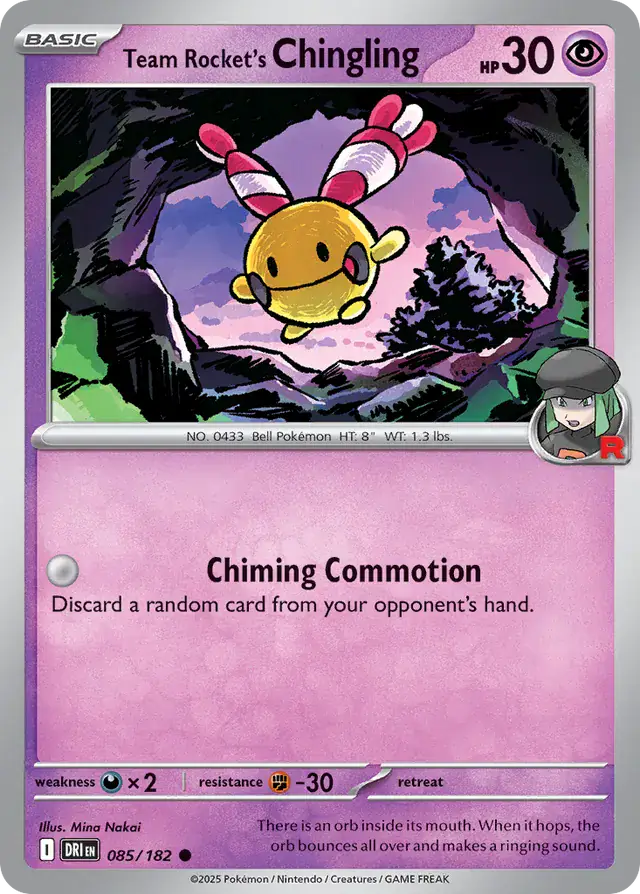 Team Rocket's Chingling 085 Normal