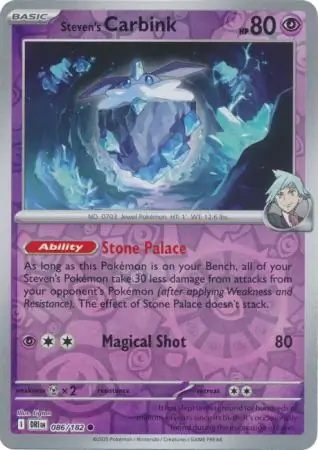 Steven's Carbink Reverse Holo 086 Normal