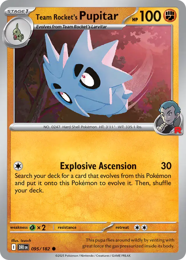 Team Rocket's Pupitar 095