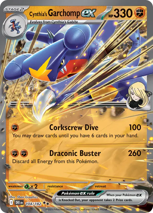 Cynthia's Garchomp 104 Normal