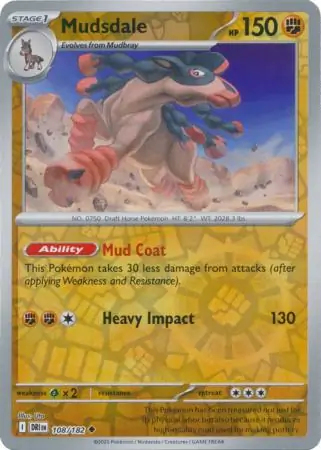 Mudsdale Reverse Holo 108 Normal