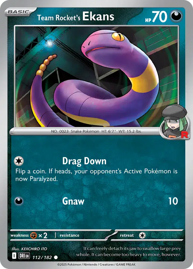 Team Rocket's Ekans 112 Normal