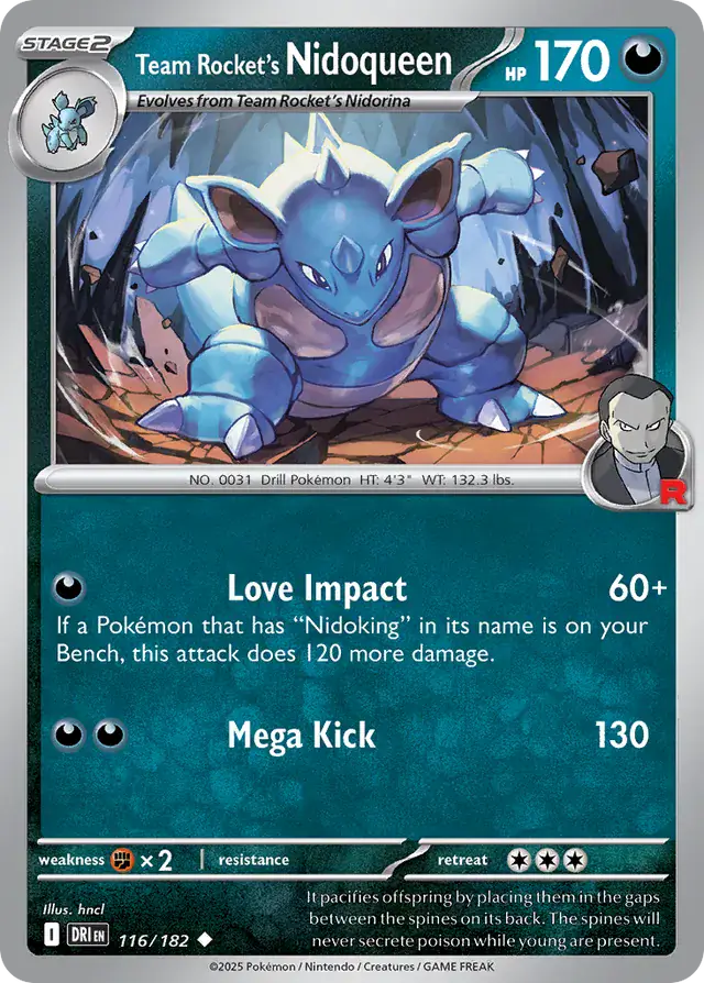Team Rocket's Nidoqueen 116 Normal
