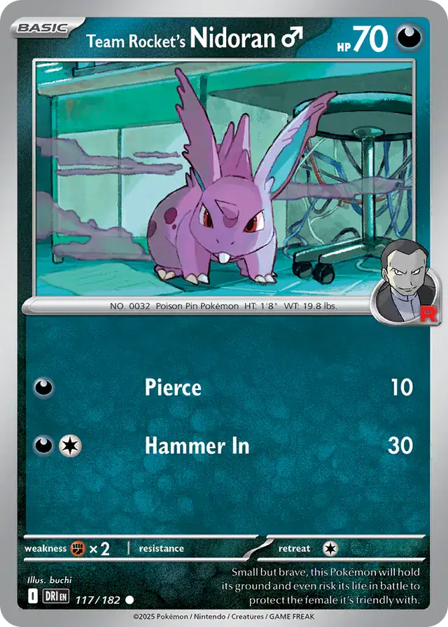 Team Rocket's Nidoran♂ 117 Normal
