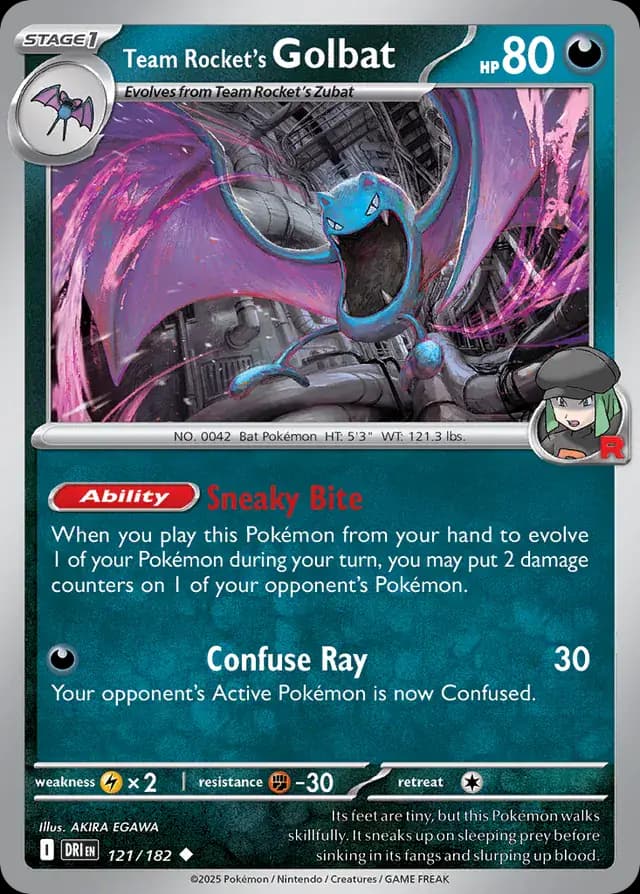 Team Rocket's Golbat 121
