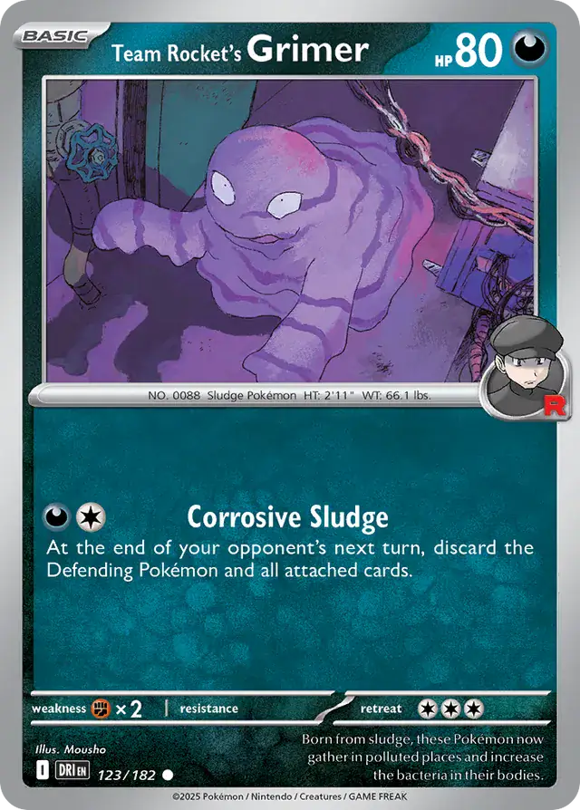Team Rocket's Grimer 123 Normal