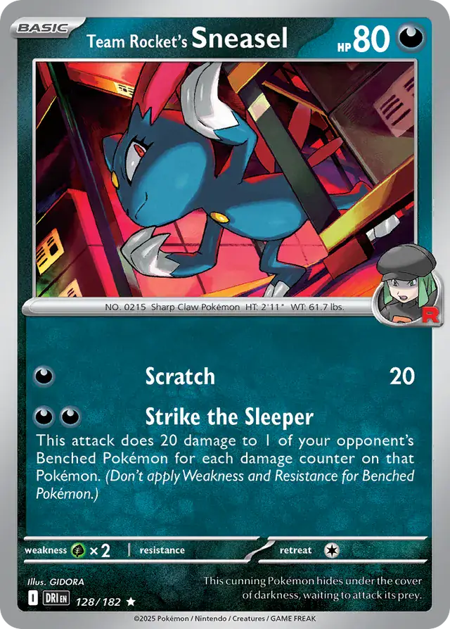 Team Rocket's Sneasel 128 Normal