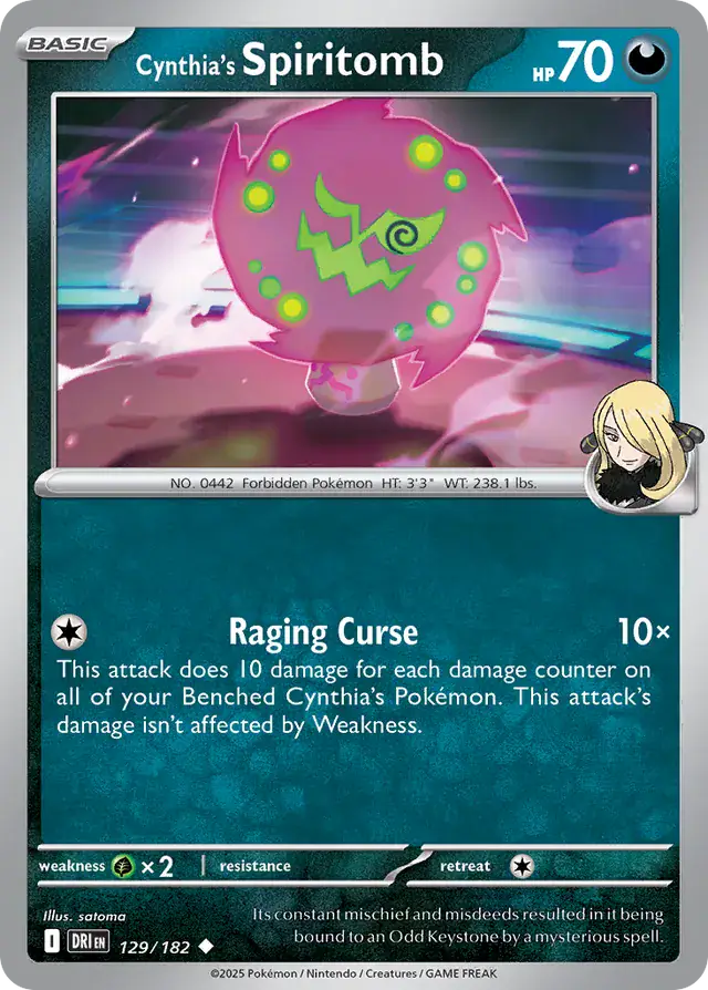 Cynthia's Spiritomb 129 Normal