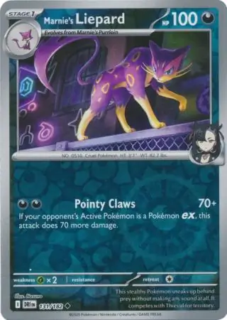 Marnie's Liepard Reverse Holo 131