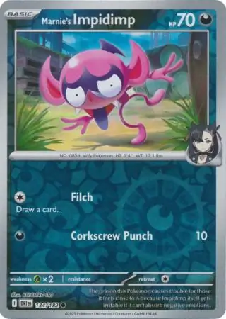 Marnie's Impidimp Reverse Holo 134 Normal