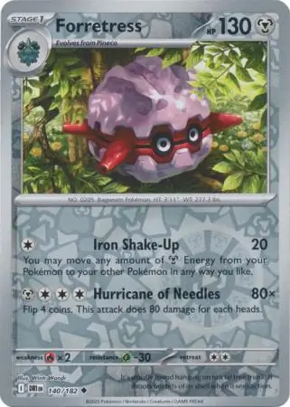 Forretress Reverse Holo 140