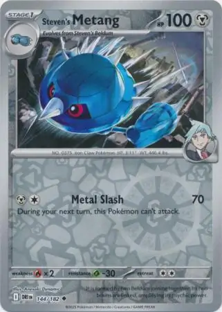 Steven's Metang Reverse Holo 144 Normal