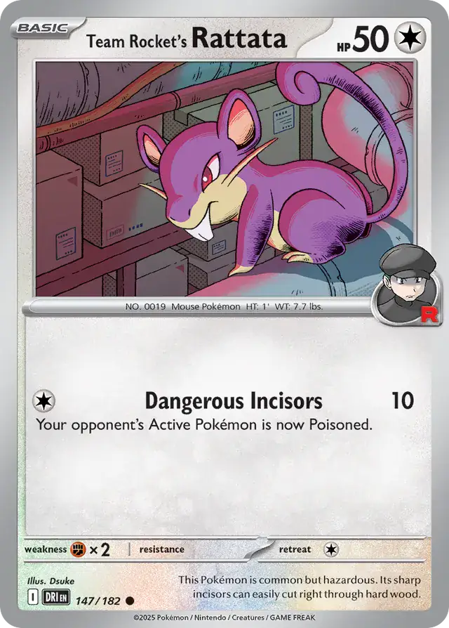 Team Rocket's Rattata 147 Normal