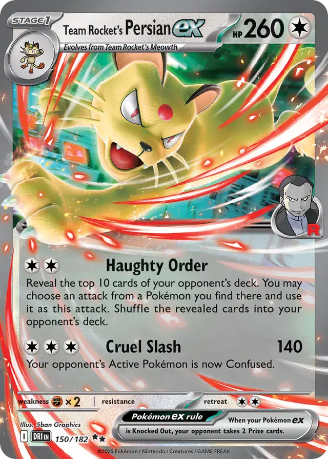 Team Rocket's Persian 150 Normal