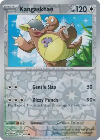 Kangaskhan Reverse Holo 151 Normal
