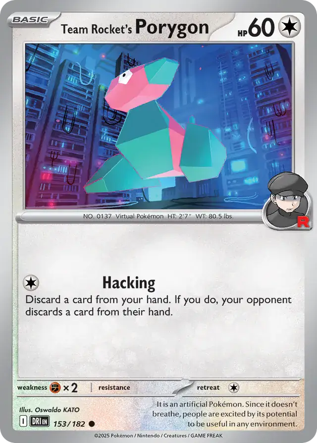 Team Rocket's Porygon 153 Normal