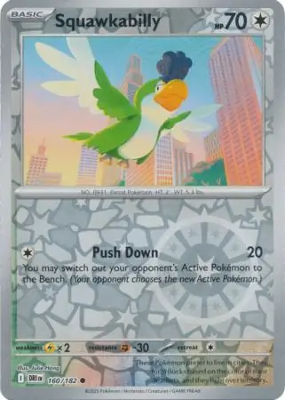 Squawkabilly Reverse Holo 160 Normal