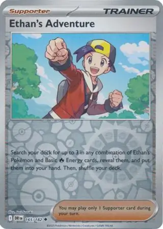 Ethan's Adventure Reverse Holo 165 Normal