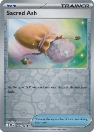 Sacred Ash Reverse Holo 168 Normal