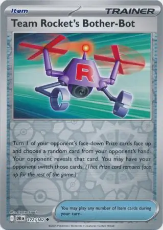 Team Rocket's Bother-Bot Reverse Holo 172 Normal