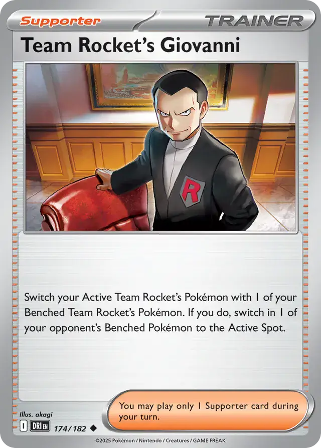 Team Rocket's Giovanni 174 Normal