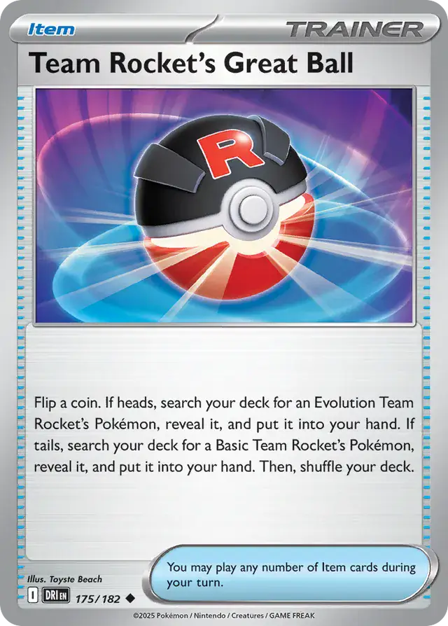 Team Rocket's Great Ball 175 Normal
