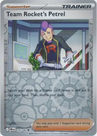 Team Rocket's Petrel Reverse Holo 176 Normal