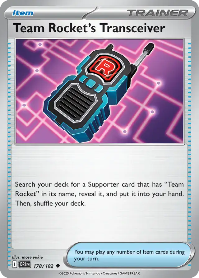 Team Rocket's Transceiver 178 Normal