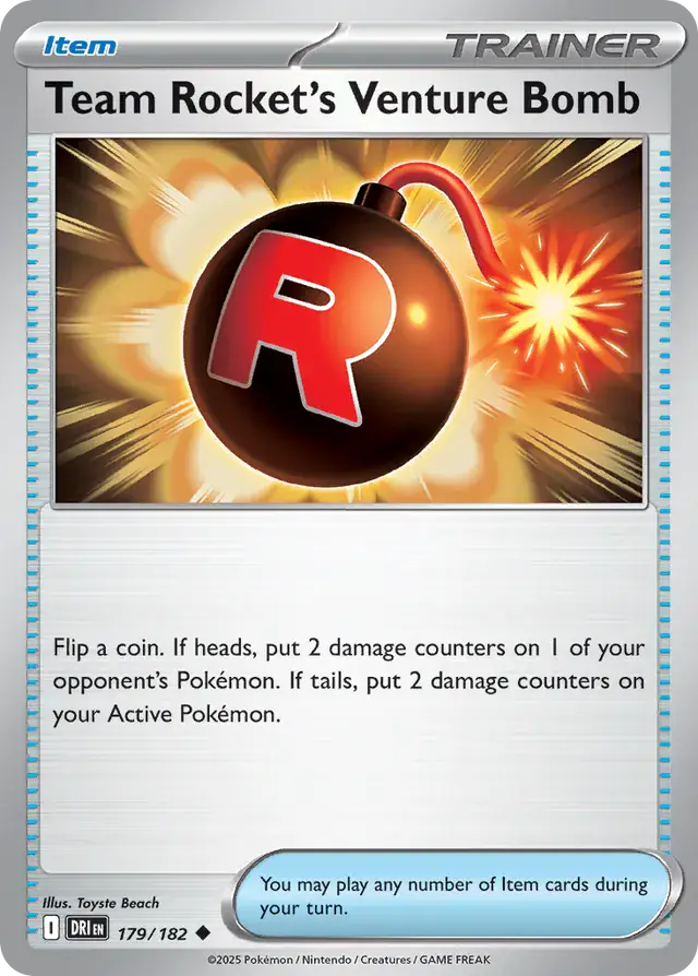 Team Rocket's Venture Bomb 179 Normal