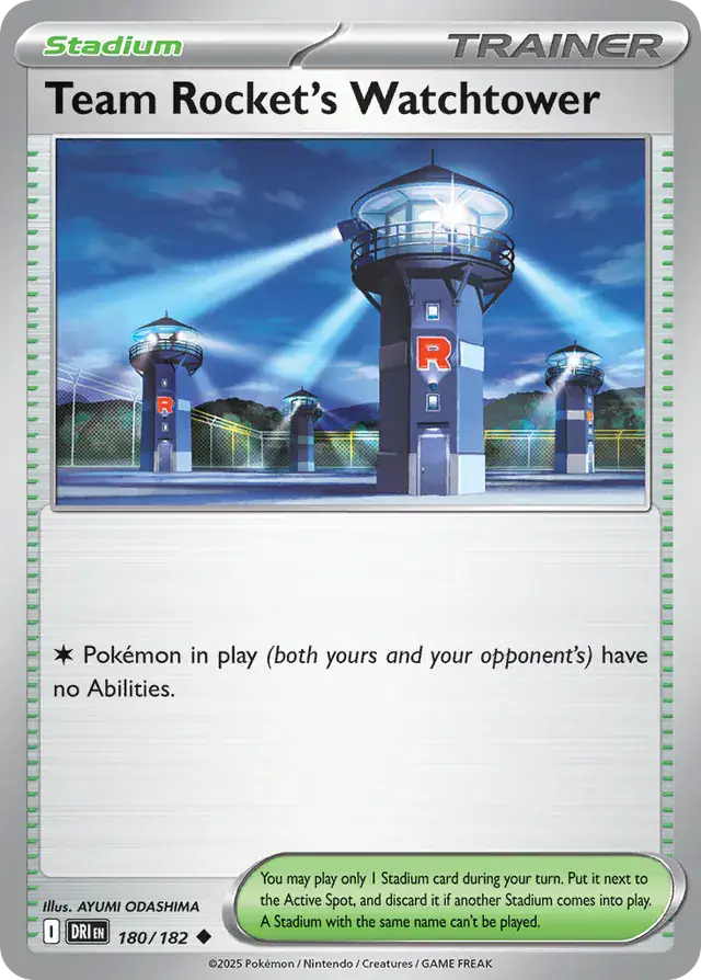 Team Rocket's Watchtower 180 Normal
