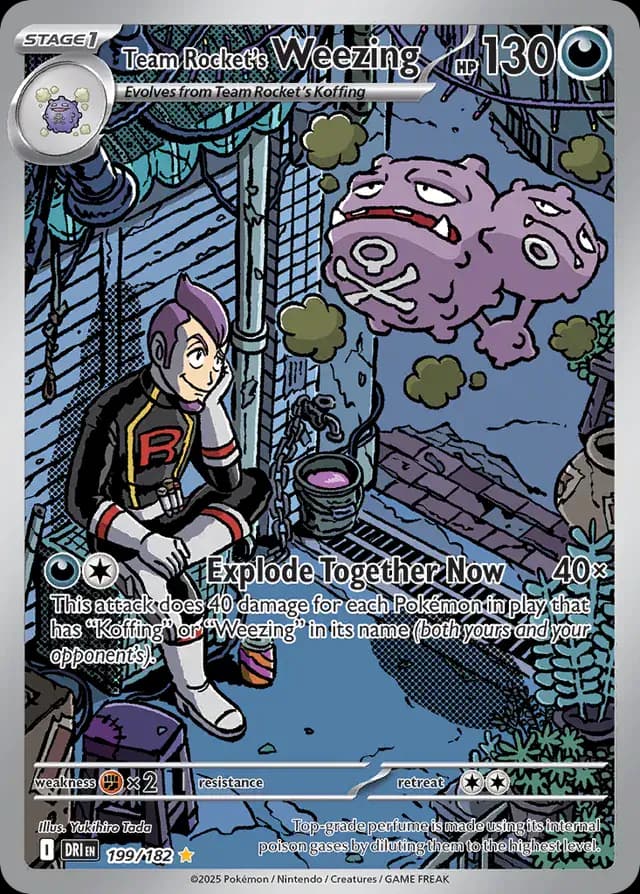 Team Rocket's Weezing 199 Normal