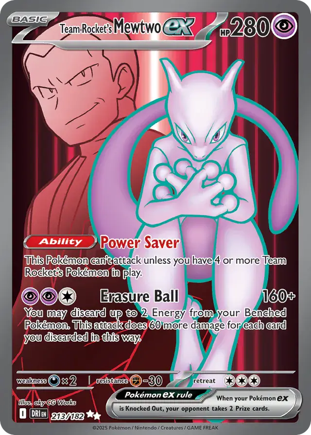 Team Rocket's Mewtwo 213 Normal