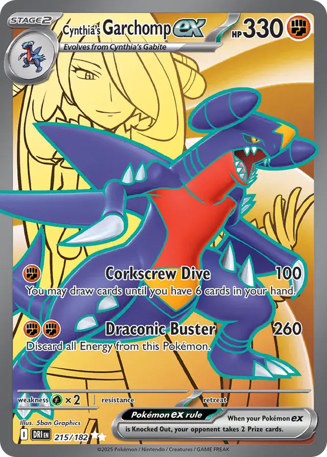 Cynthia's Garchomp 215 Normal