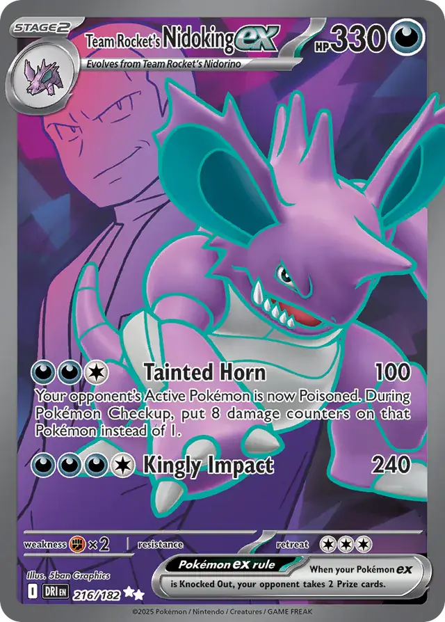 Team Rocket's Nidoking 216 Normal