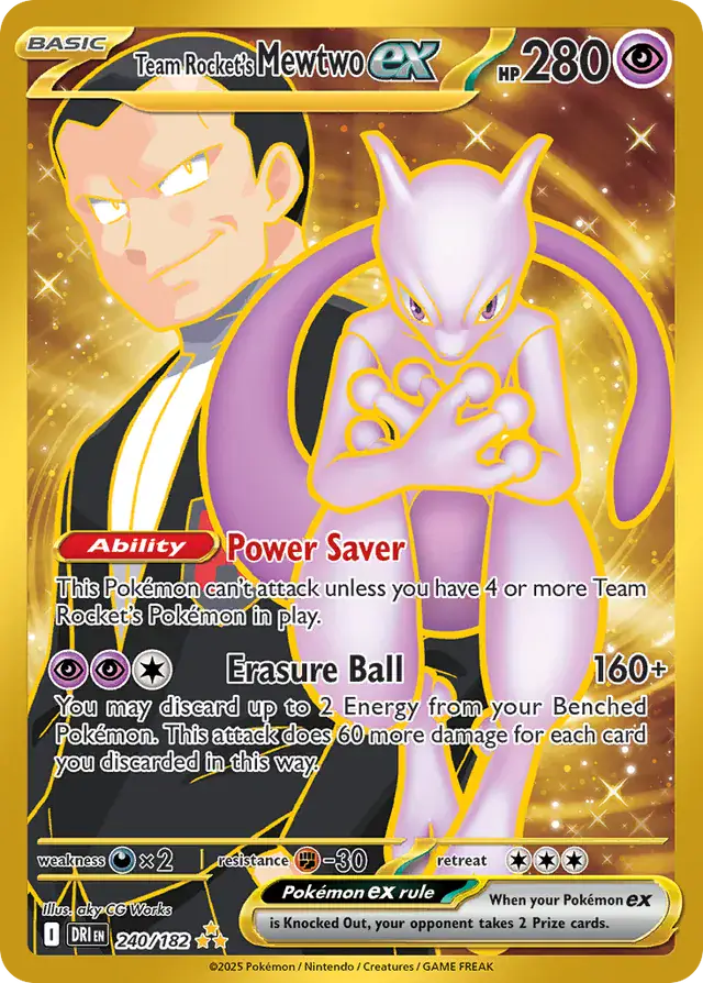 Team Rocket's Mewtwo 240 Normal