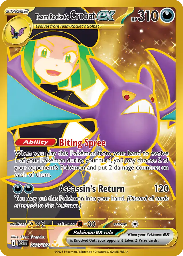 Team Rocket's Crobat 242 Normal