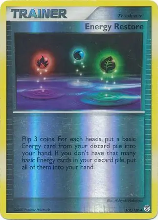 Energy Restore Reverse Holo 106