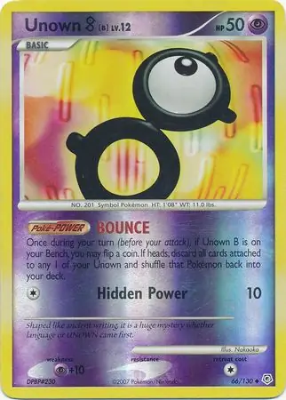 Unown Reverse Holo 66