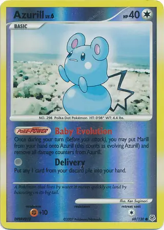 Azurill Reverse Holo 69