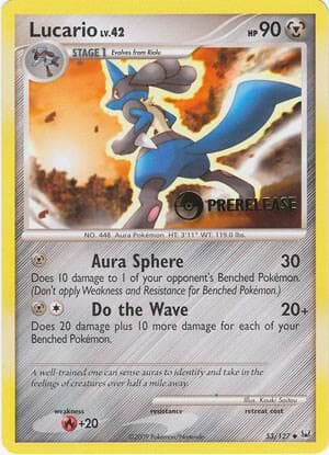 Lucario Prerelease 53