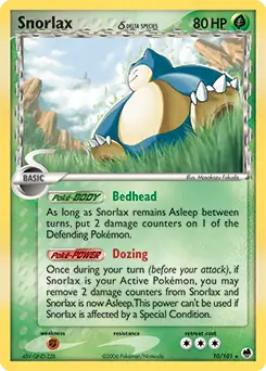 Snorlax Holo 10 Normal